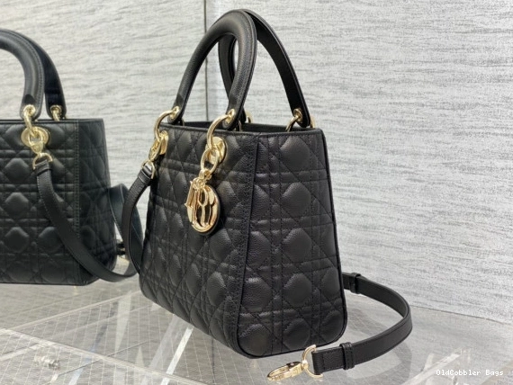 OldCobbler Bags Calfskin-24cm large Lady Glod Diro 0801